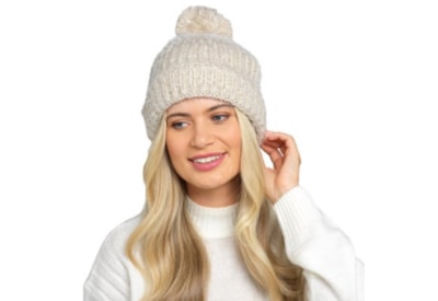 Ladies Mohair Cable Hat w Pom Pom Ladies Mohair Cable Hat w Pom Pom