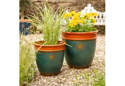 Creekwood Hampton Planter Azure 45Cm Creekwood Hampton Planter Azure 45Cm