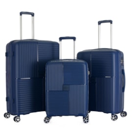 Highbury Murano Suitcase Navy 20" Highbury Murano Suitcase Navy 20"