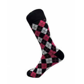 Eco Chic Black Argyle Bamboo Socks 6-11 Eco Chic Black Argyle Bamboo Socks 6-11