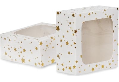 Sq Treat Boxes Gold Stars 2s Sq Treat Boxes Gold Stars 2s