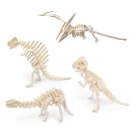 Dinosaur Set 4 Woodcraft Construction Kit