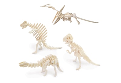 Dinosaur Set 4 Woodcraft Construction Kit