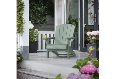 Keter Alpine Adirondack Chair - Vintage Green