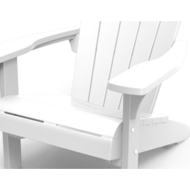 Keter Alpine Adirondack Chair - White