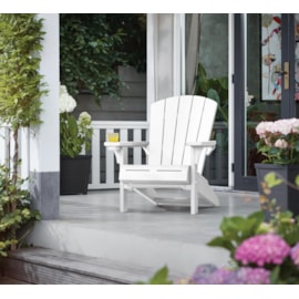 Keter Alpine Adirondack Chair - White