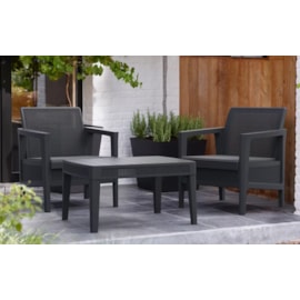 Keter Atlas Linea Set - Graphite Keter Atlas Linea Set - Graphite