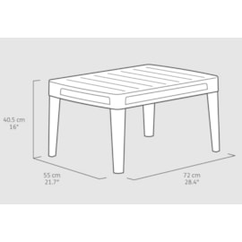 Keter Atlas Linea Set - Graphite