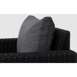 Keter California 4 Seater Double Lounge Set Plus Footstool - Graphite Keter California 4 Seater Double Lounge Set Plus Footstool - Graphite