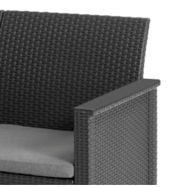 Keter Emma 5 Seater Corner Set - Graphite Keter Emma 5 Seater Corner Set - Graphite