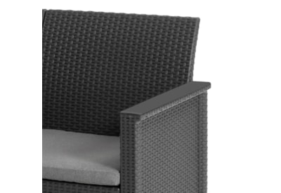 Keter Emma 5 Seater Corner Set - Graphite