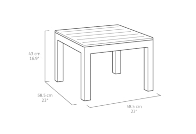 Keter Emma 5 Seater Corner Set - Graphite Keter Emma 5 Seater Corner Set - Graphite