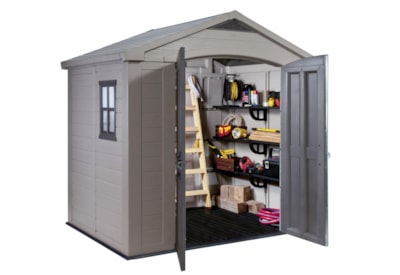 Keter Factor Shed 8X6Ft Beige Keter Factor Shed 8X6Ft Beige