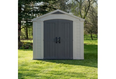 Keter Factor Shed 8X8Ft Beige Keter Factor Shed 8X8Ft Beige