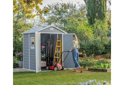 Keter Manor Shed 6X5Ft Grey Keter Manor Shed 6X5Ft Grey