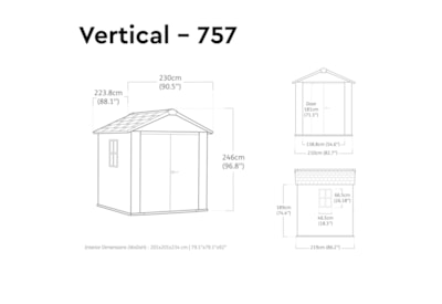 Keter Newton 2.0 Shed Grey 757 Keter Newton 2.0 Shed Grey 757