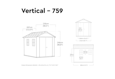 Keter Newton 2.0 Shed Grey 975
