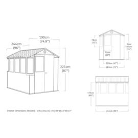 Keter Potting Shed Green