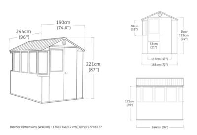 Keter Potting Shed Green