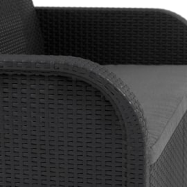 Keter Rosalie 2 Seater Balcony Set - Graphite