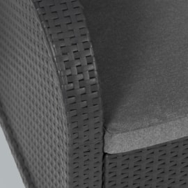 Keter Rosalie 2 Seater Balcony Set - Graphite Keter Rosalie 2 Seater Balcony Set - Graphite