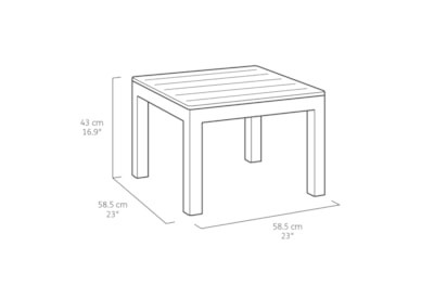 Keter Rosalie 2 Seater Balcony Set - Graphite Keter Rosalie 2 Seater Balcony Set - Graphite