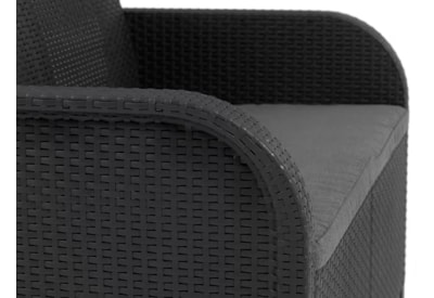 Keter Rosalie 5 Seater Lounge Set - Graphite Keter Rosalie 5 Seater Lounge Set - Graphite