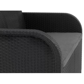 Keter Rosalie 5 Seater Lounge Set - Graphite