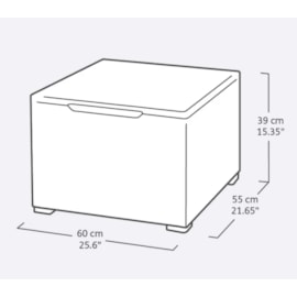 Keter Rosalie 5 Seater Lounge Set - Graphite Keter Rosalie 5 Seater Lounge Set - Graphite