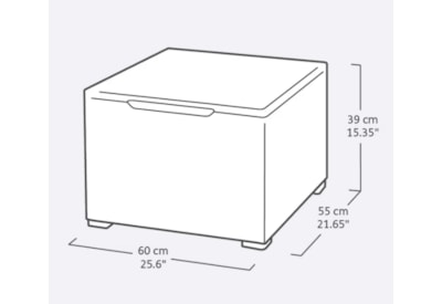 Keter Rosalie 5 Seater Lounge Set - Graphite Keter Rosalie 5 Seater Lounge Set - Graphite