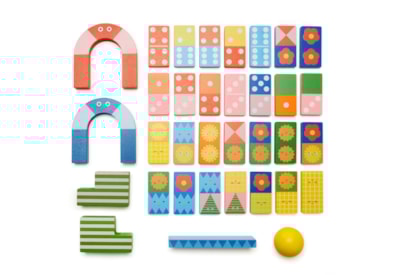 Topple Twist Dominoes