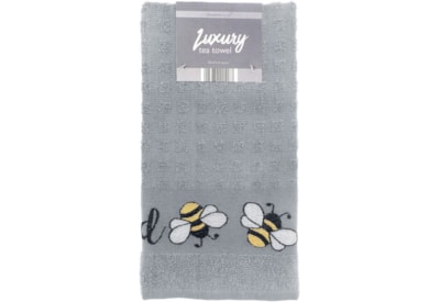 Novelty Design Jacquard Border Tea Towels Asst (KTP205194)