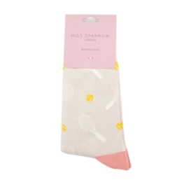 Miss Sparrow Tennis Socks Silver