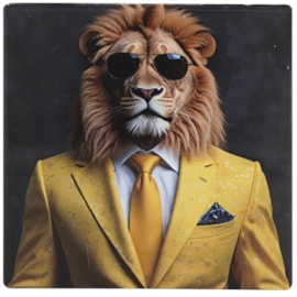 Lion Bling Coaster