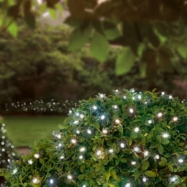 200 Led Solar Cool White String Lights Mini