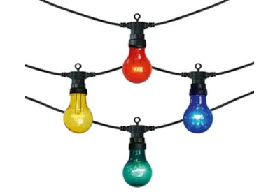 10 Bulb Festoon Lights Multi Coloured