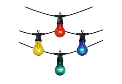 20 Bulb Festoon Lights Multi Coloured 20 Bulb Festoon Lights Multi Coloured
