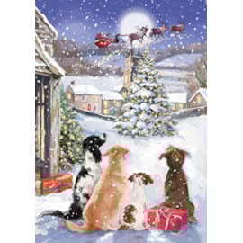 Christmas Card - Snowy Christmas Card - Snowy