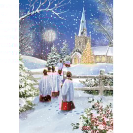Christmas Card - Snowy Christmas Card - Snowy
