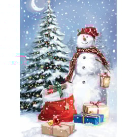 Christmas Card - Snowy Christmas Card - Snowy