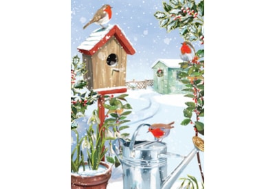 Christmas Card - Snowy Christmas Card - Snowy