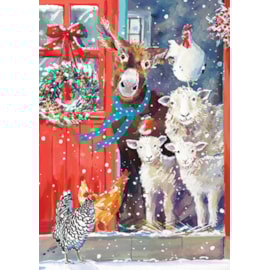 Christmas Card -  Farmyard Fun
