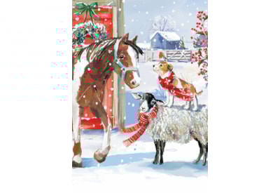 Christmas Card -  Farmyard Fun