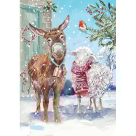 Christmas Card -  Farmyard Fun