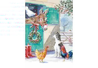 Christmas Card -  Farmyard Fun