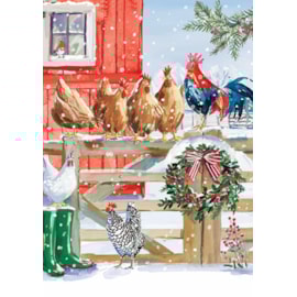 Christmas Card -  Farmyard Fun