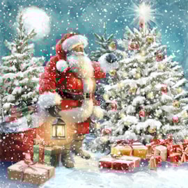 Christmas Card -  Jolly Santas