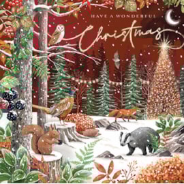 Christmas Card - Woodland Christmas Christmas Card - Woodland Christmas