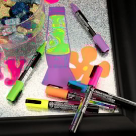 Royal Brush 6pc 2mm Neon Chalk Marker Set Royal Brush 6pc 2mm Neon Chalk Marker Set