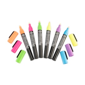 Royal Brush 6pc 2mm Neon Chalk Marker Set Royal Brush 6pc 2mm Neon Chalk Marker Set